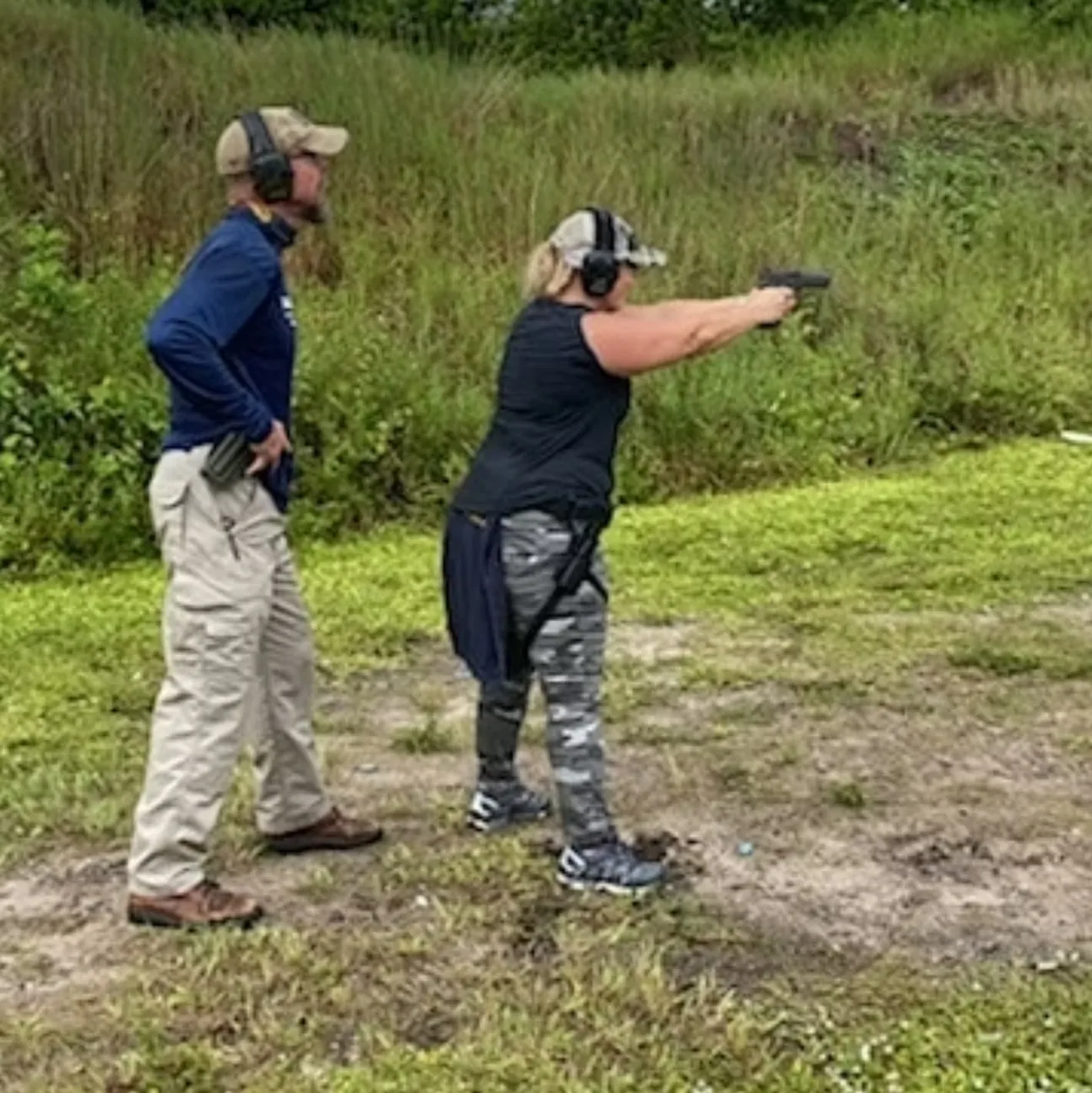 Safe range training lane