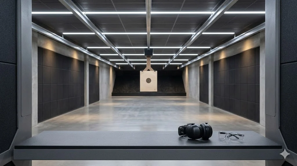 Safe range training lane