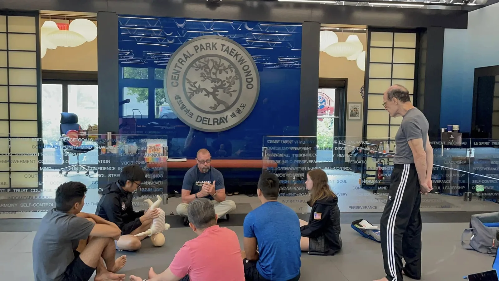 Group Stop the Bleed training session