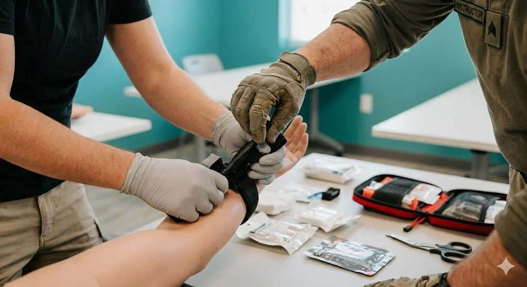 Tourniquet and trauma response training